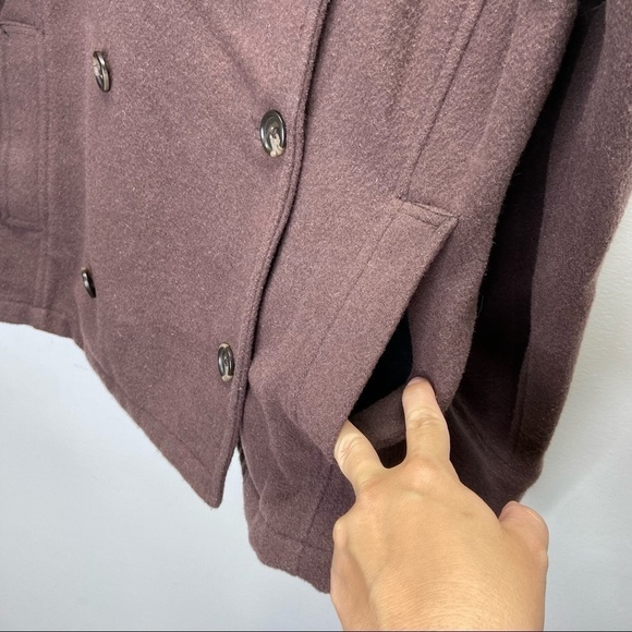 Woolrich Womens Double Breasted Wool Jacket Sz S - Picture 5 of 8